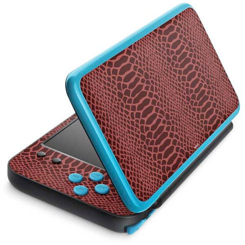 Marsala Snake Skin Nintendo Skins